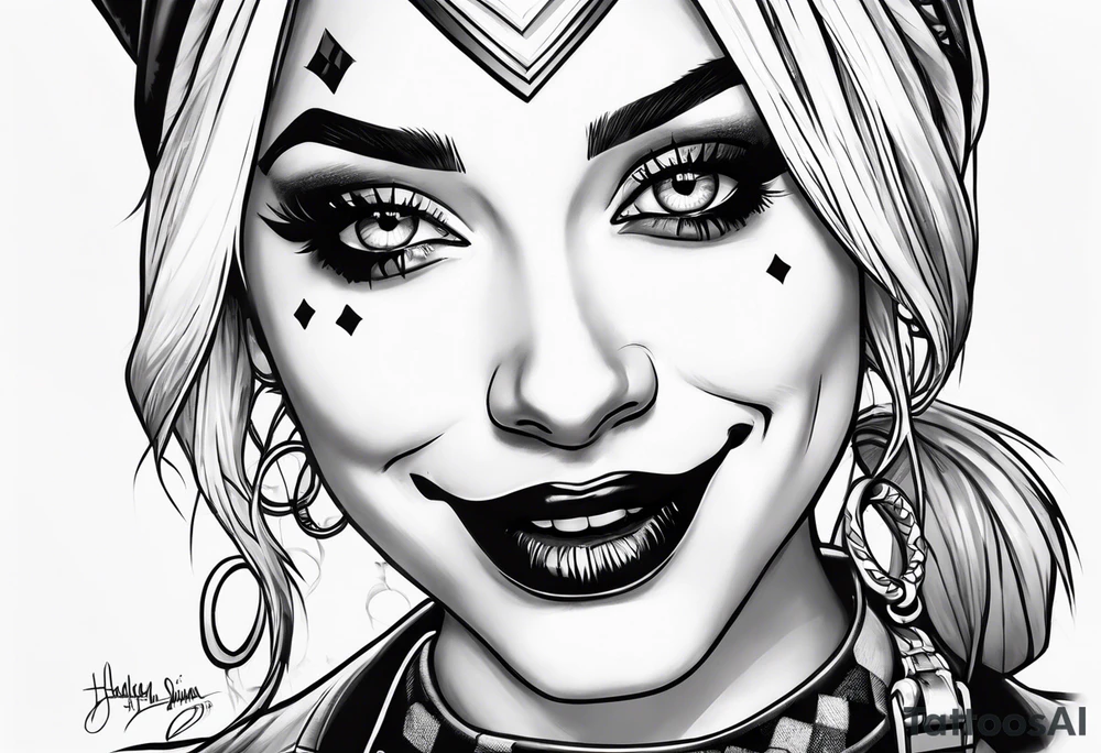 Harley Quinn tattoo idea