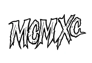 “MCMXC” tattoo idea
