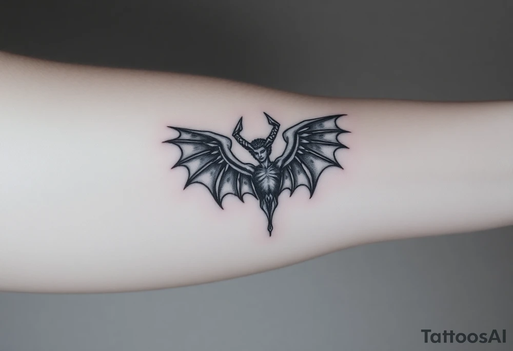 Lucifer as an angel tattoo idea