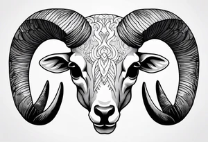 Shetland sheep skull
Manly
Big horns 
Bold
Unique 
Skull
Big horn sheep skull 
Chest tattoo 
Skull tattoo idea