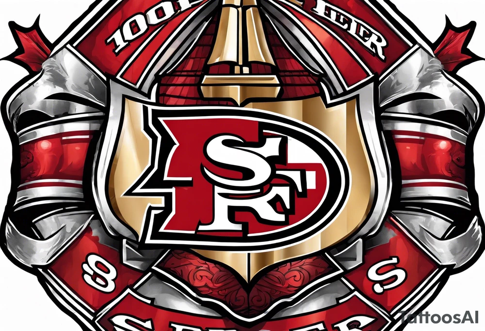 49er logo tattoo idea