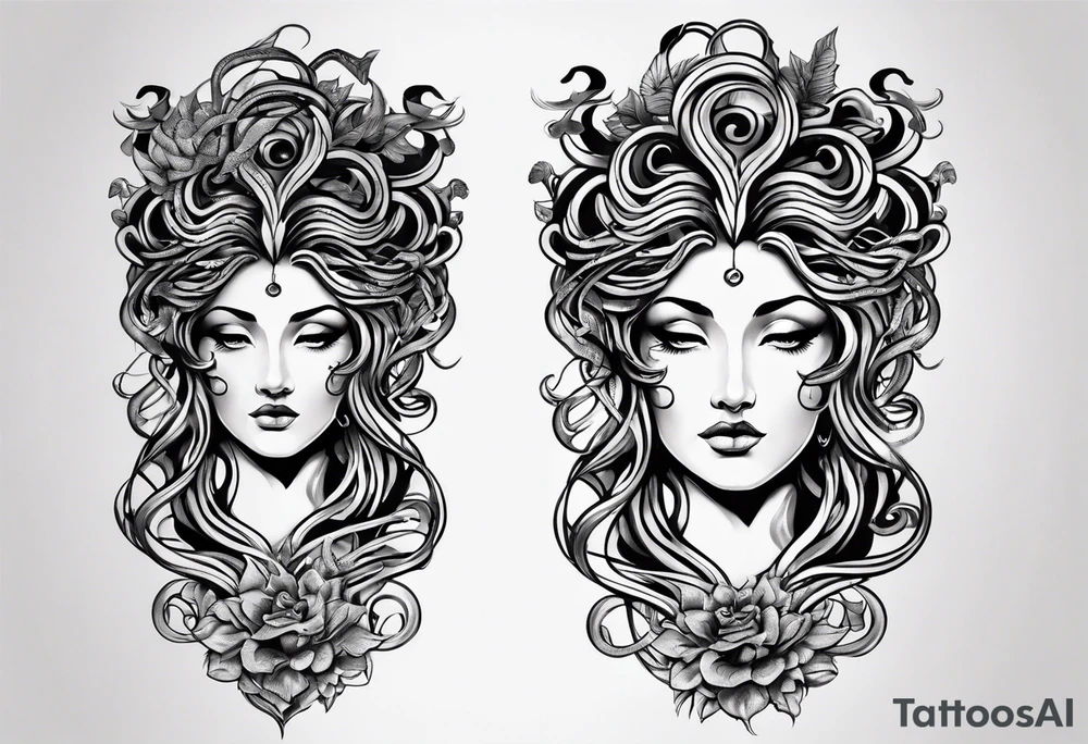 Medusa tattoo on arm for mens something small enough for forearm tattoo idea