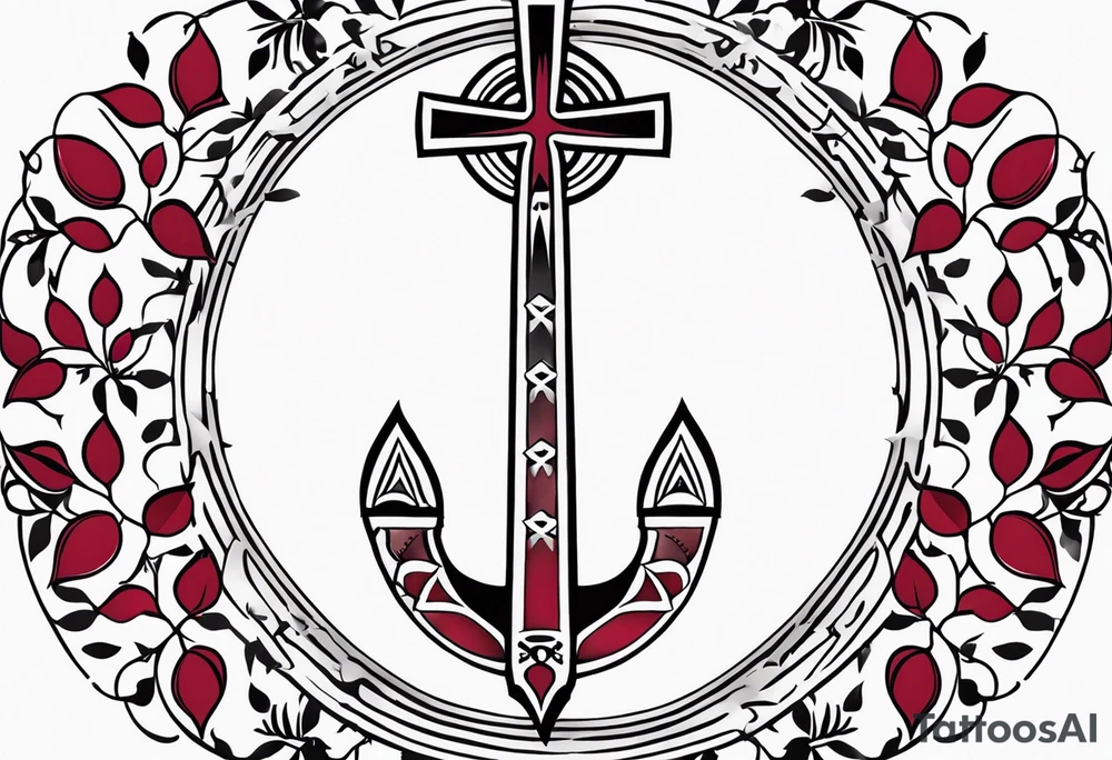 strength, small, nuanced, pomegranate, elegant, armenian, ankh, long tattoo idea