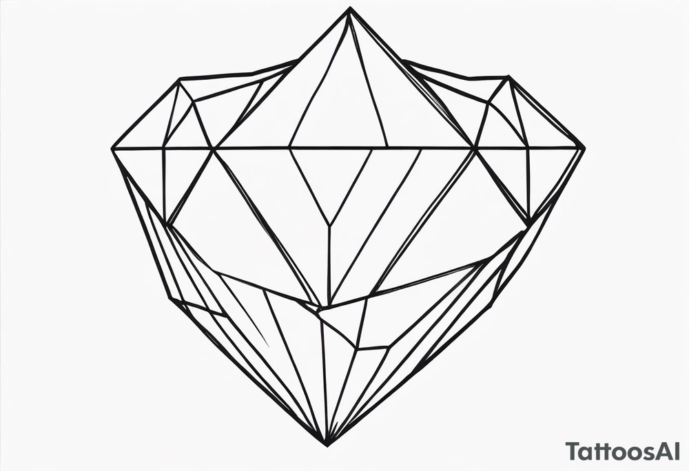 Small diamond tattoo idea