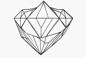 Small diamond tattoo idea