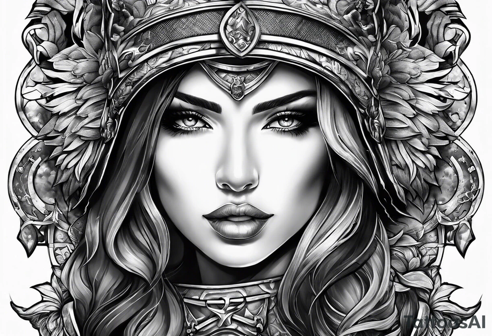 Art showing War tattoo idea