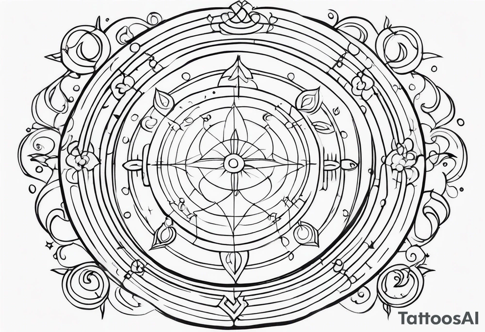 vedic astrology tattoo idea