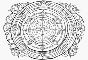 vedic astrology tattoo idea