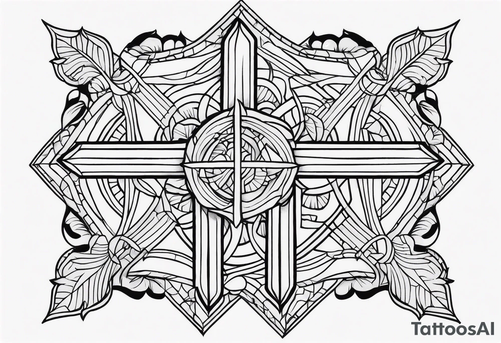 Cross tattoo idea