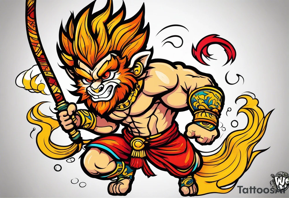 Wukong tattoo idea