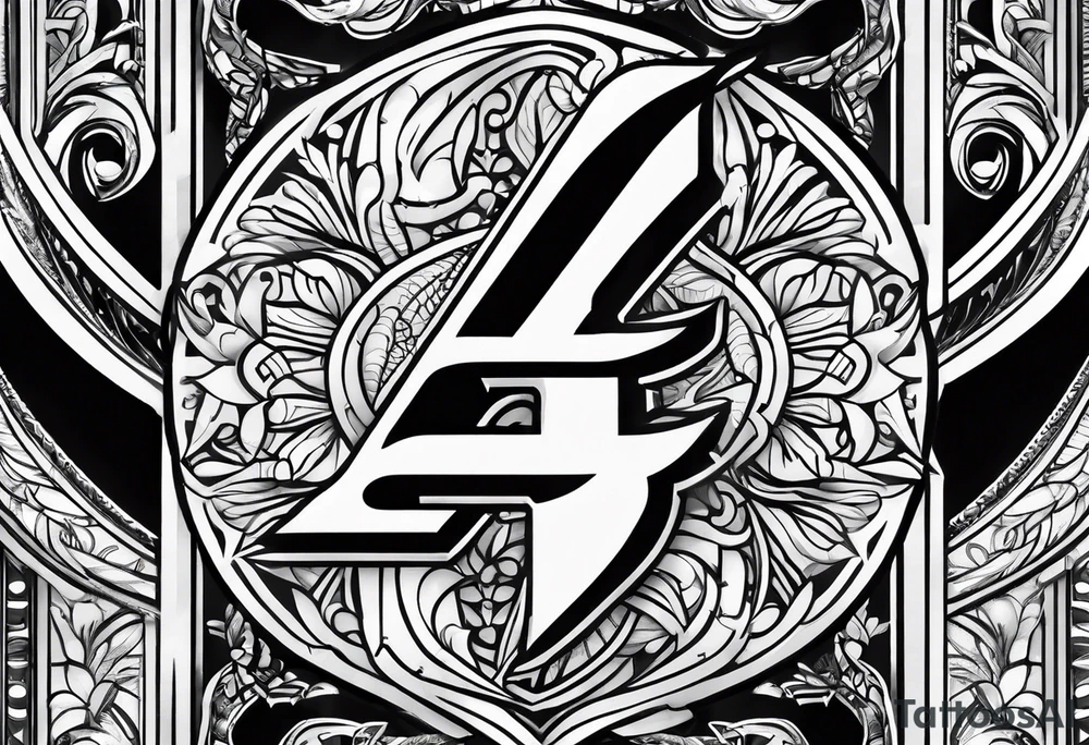 2 letters E tattoo idea