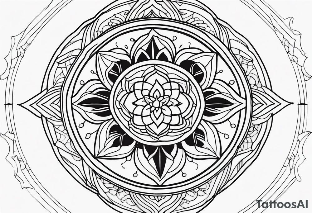 Mandala tattoo idea