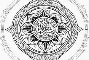 Mandala tattoo idea