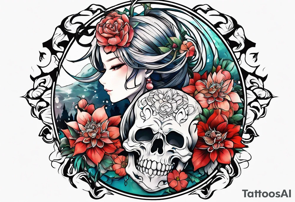 anime tatto tattoo idea
