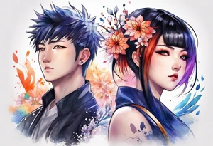 Hinata and hanabi tattoo idea