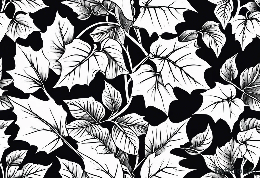 English ivy tattoo idea