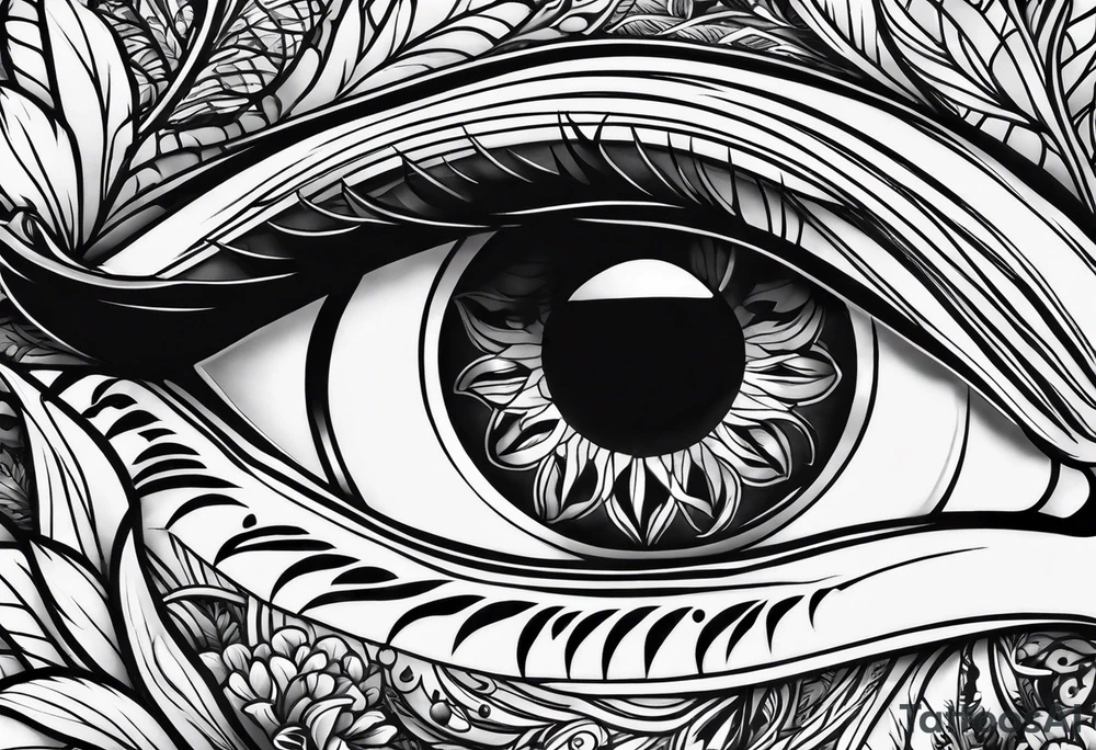 His eye is on the sparrow religious tattoo idea