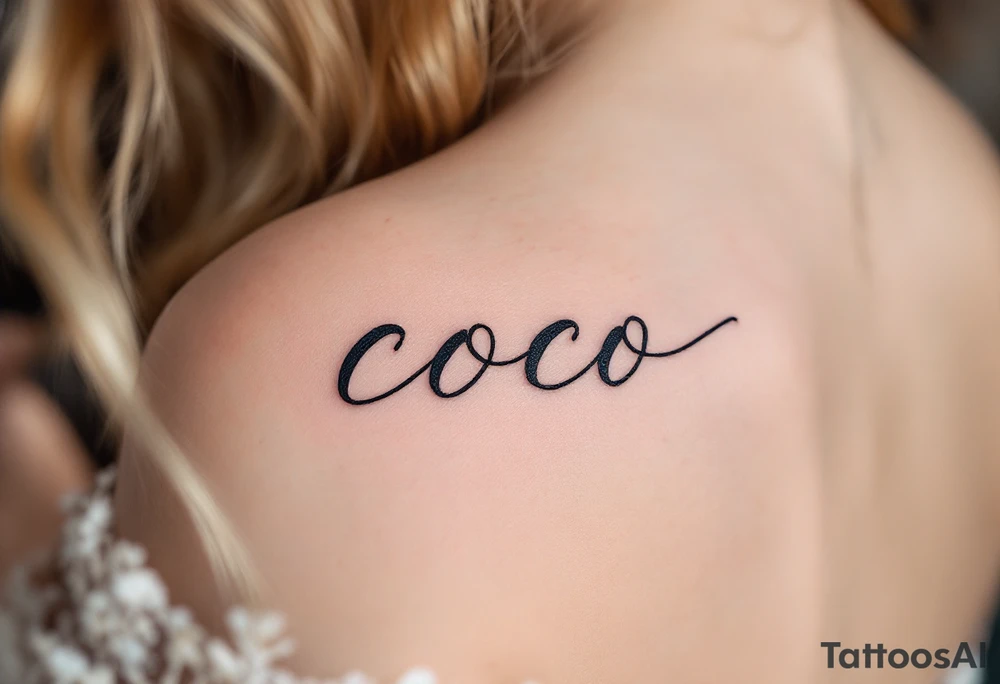coco tattoo idea