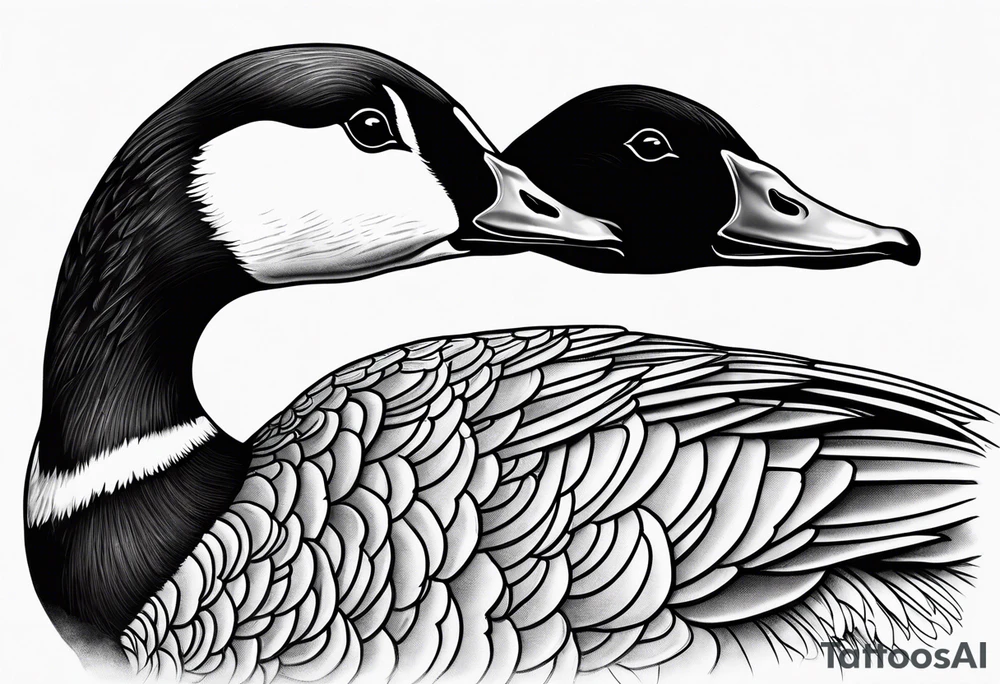 Canadian Goose for arm tatoo tattoo idea