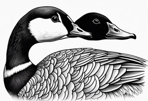 Canadian Goose for arm tatoo tattoo idea