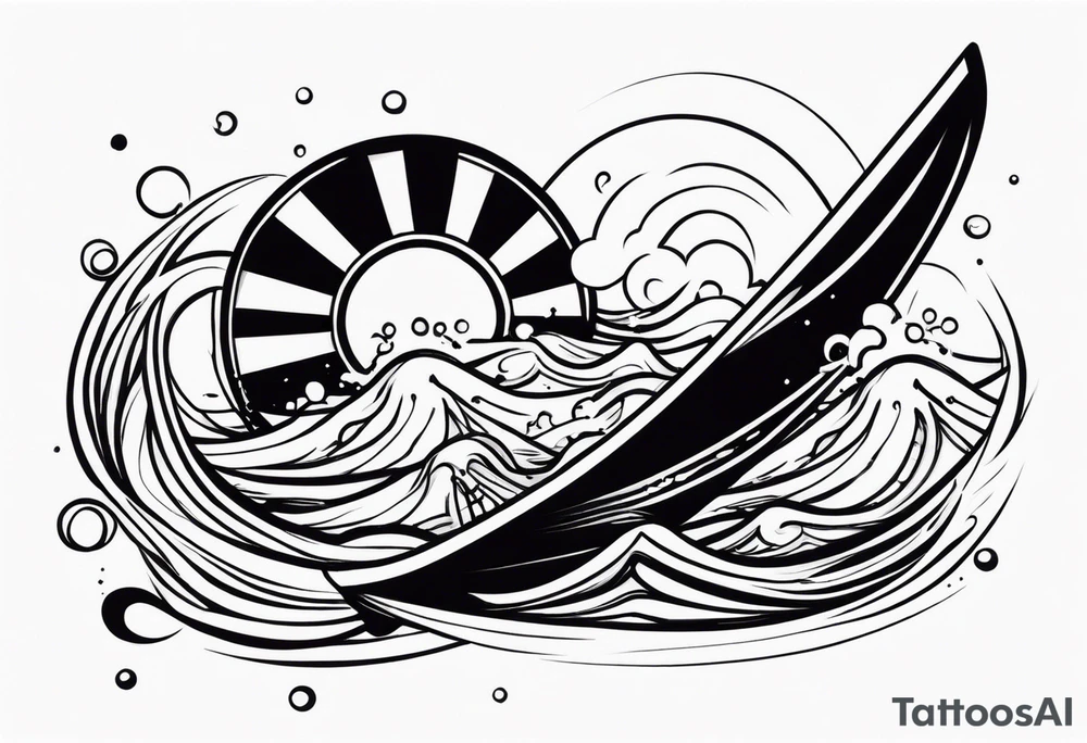 water sport tattoo idea
