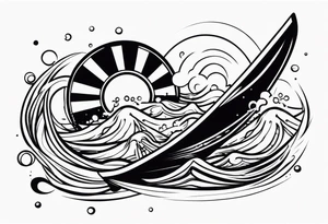 water sport tattoo idea