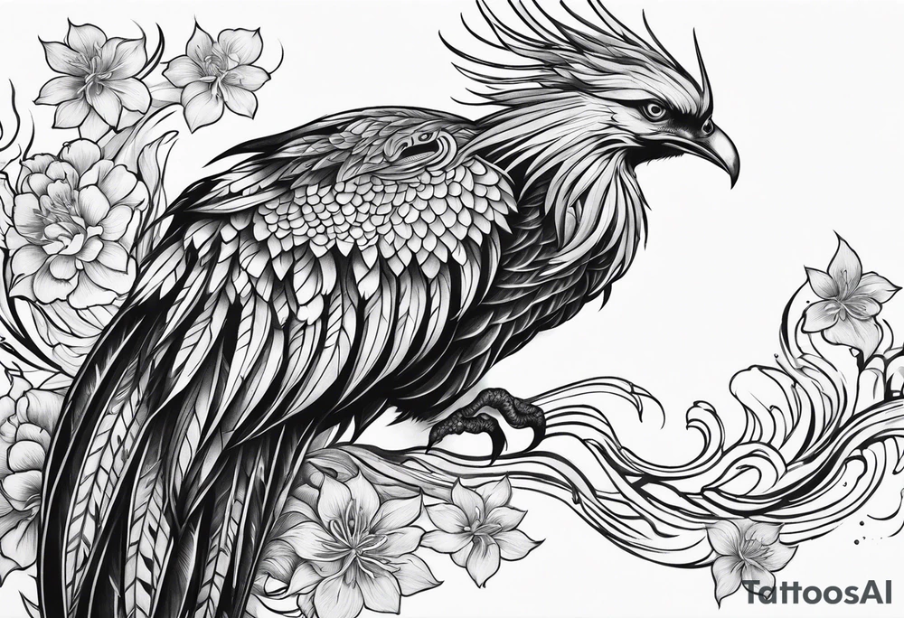 Vietnamese Phoenix tattoo idea