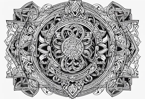Viking marriage tattoo idea