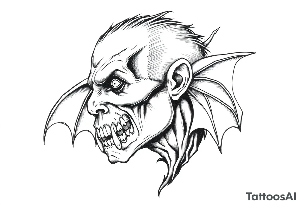 vampire tattoo idea