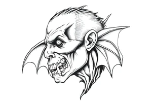 vampire tattoo idea