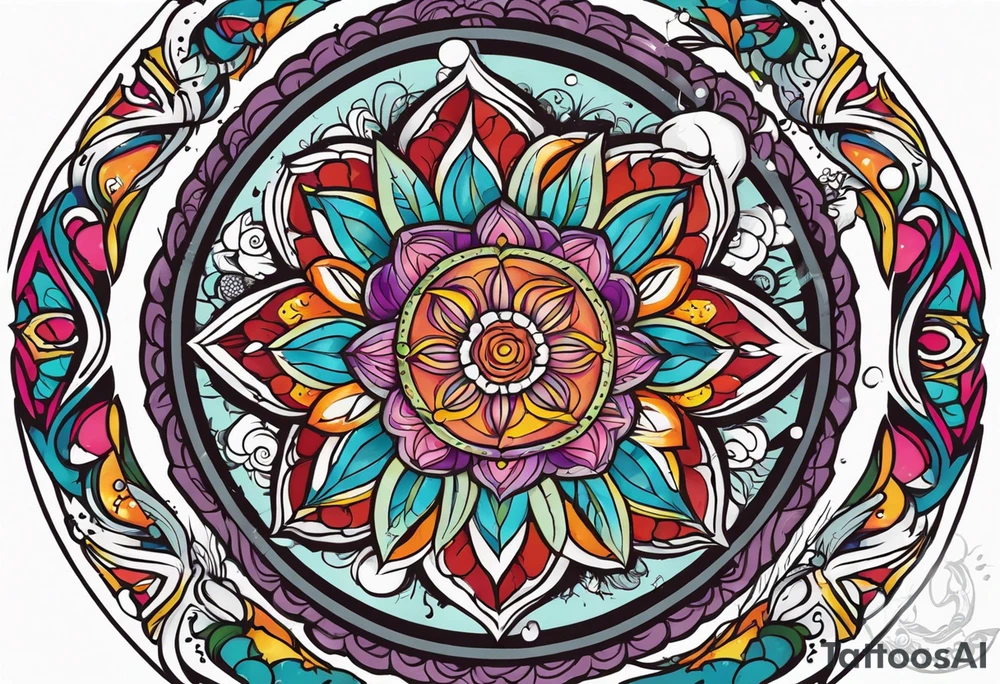 wonderland  dead 
rabbit mandalas tattoo idea