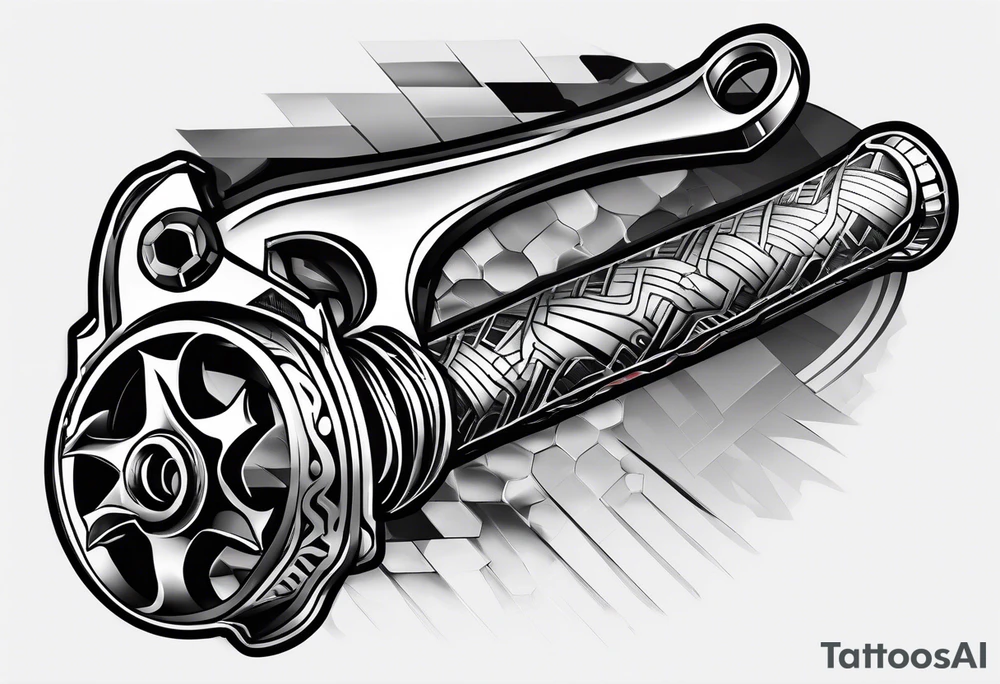 a wrench tattoo idea