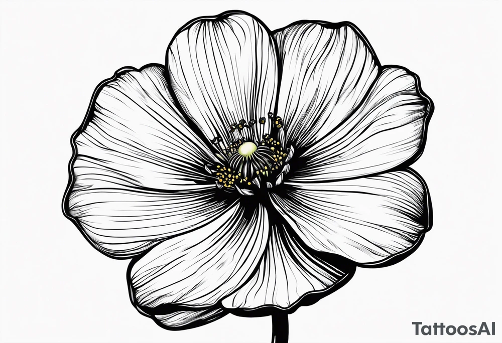 A buttercup for my brother who past away and was my best friend. It was our childhood flower. Thin lines and a small tattoo. His name is Casey.   Add a stem and make it less. tattoo idea