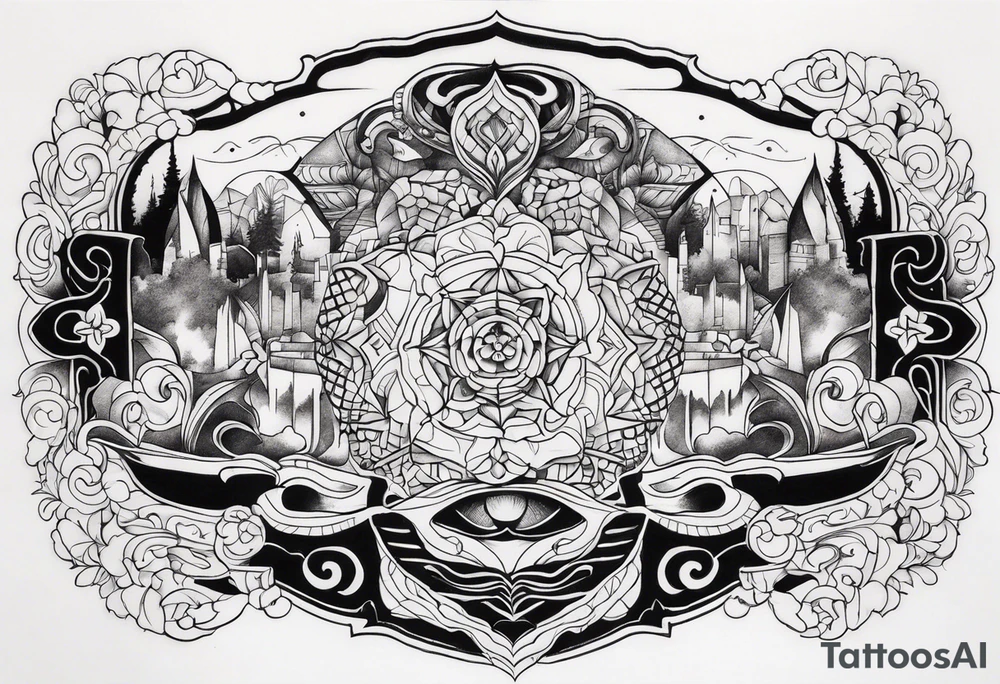 Underground tattoo idea
