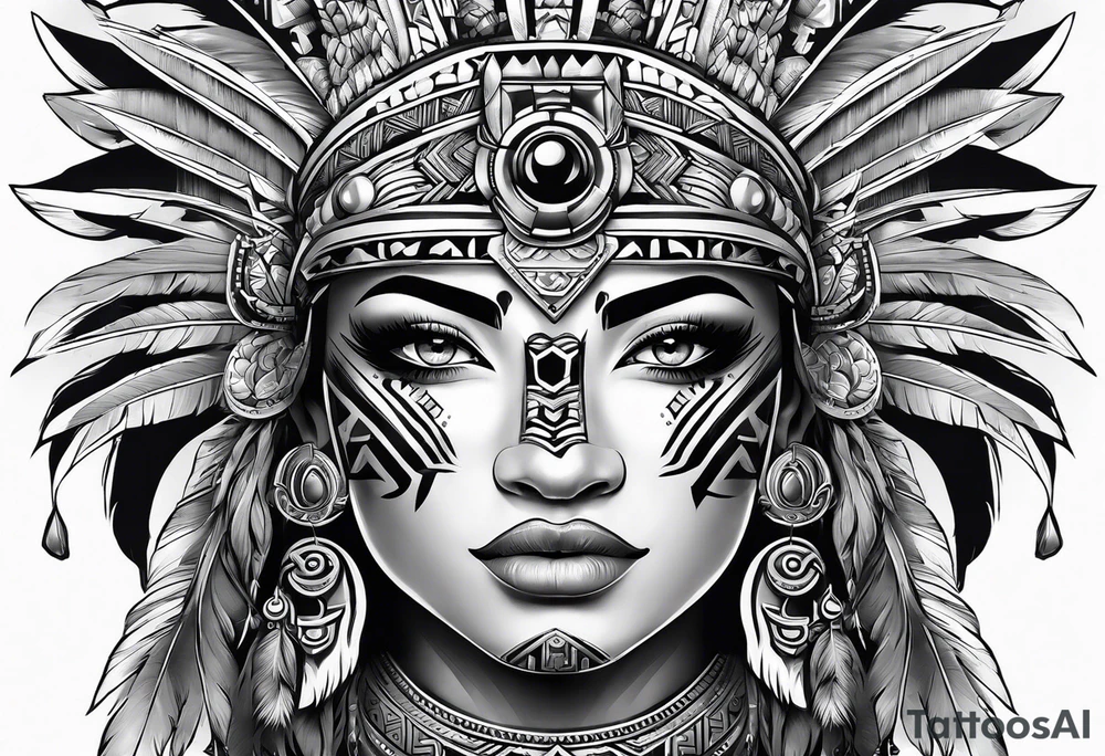 sleeve. Aztec tattoo idea