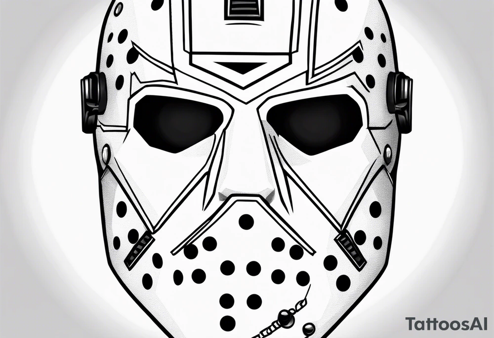 Friday the 13th Jason mask tattoo idea