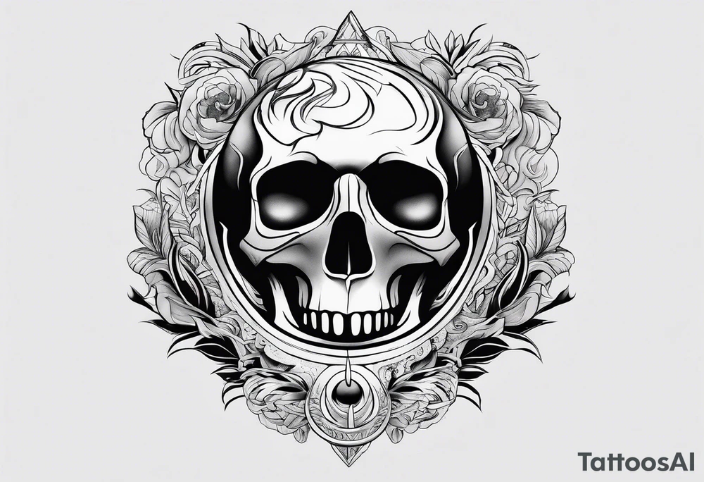 burning earth tattoo idea