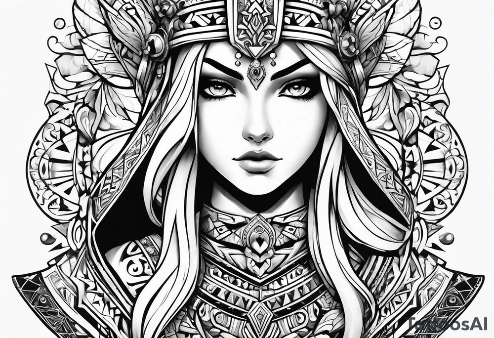 Zelda sleeve tattoo idea