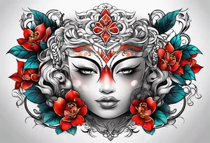 I want a design using this: 付佳茵 tattoo idea