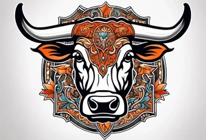 Hook em longhorns tattoo idea