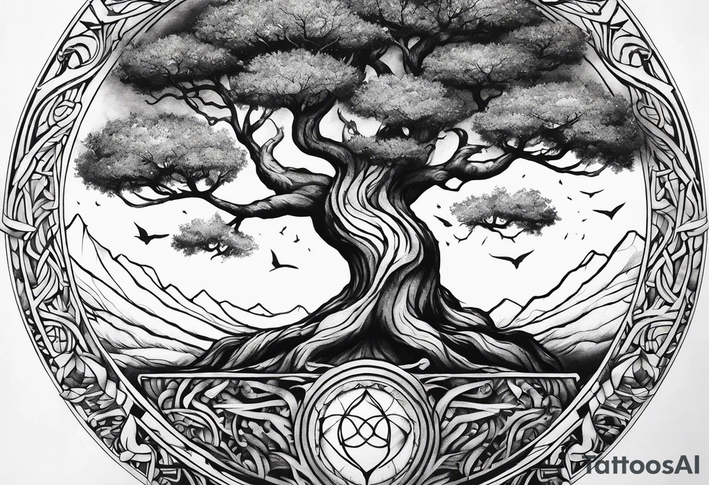 Yggdrasil tattoo idea