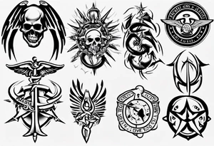God, family, Marine Corps tattoo idea