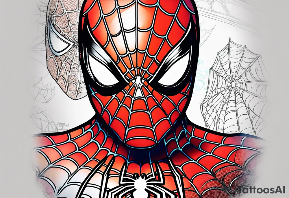 Spiderman tattoo idea