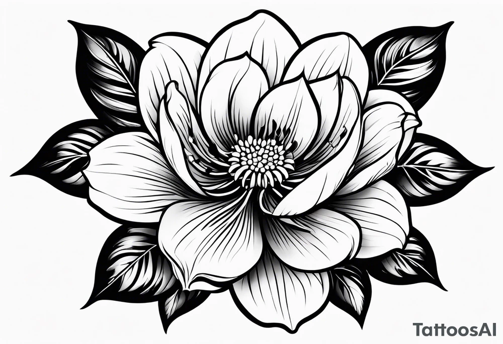 Japanese flower tattoo design tattoo idea