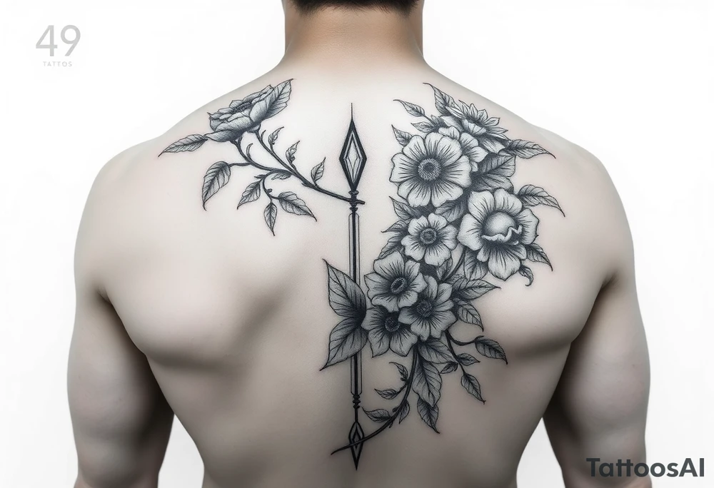 Sexy full back tattoo garden of eden⁹ tattoo idea