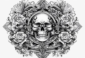 Number 14 in a fierce font tattoo idea