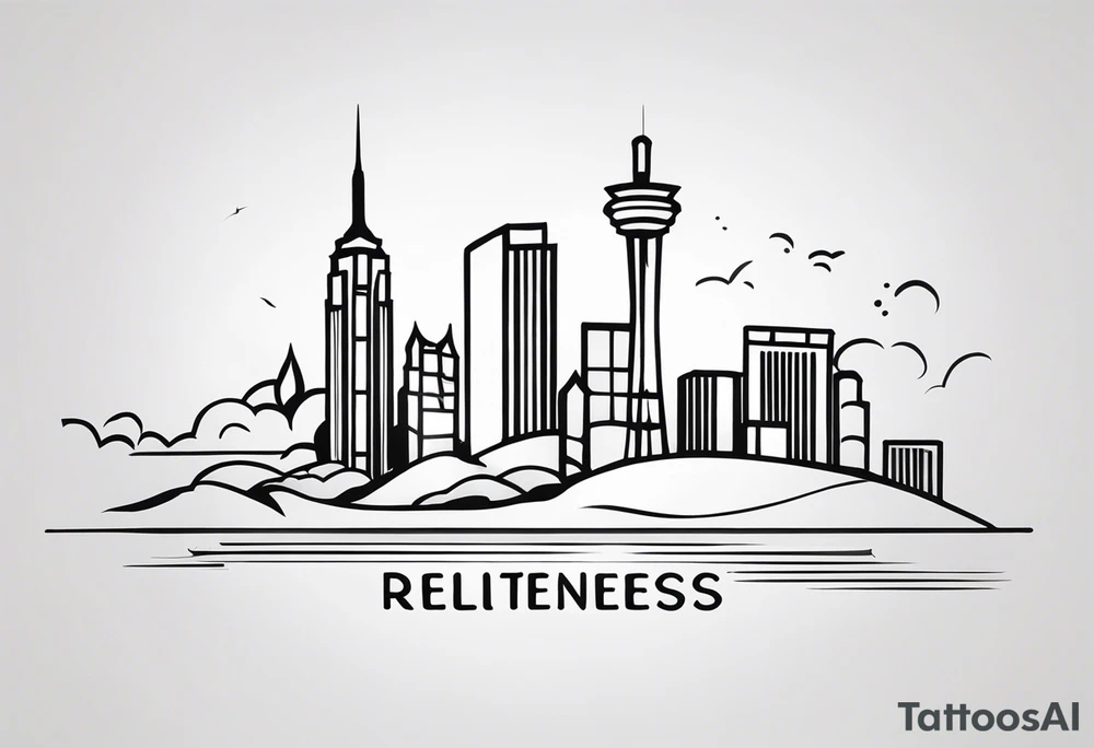 Would like a simple tattoo to include only the word relentless. tattoo idea