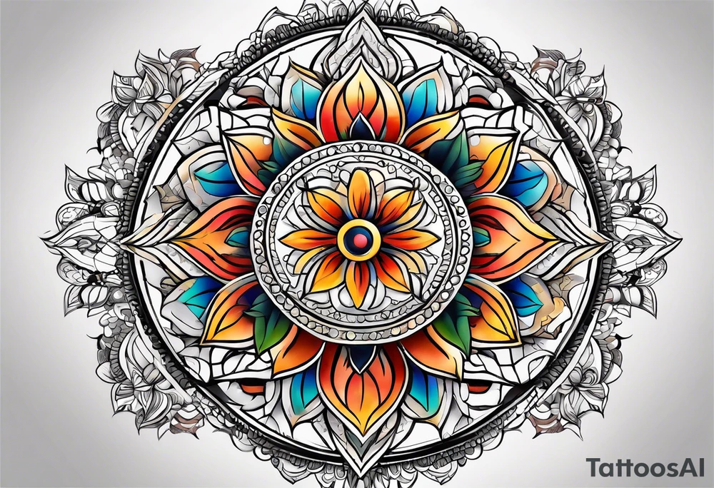 mandala tattoo idea
