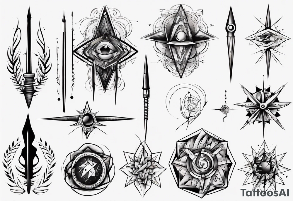 Needle tattoo idea