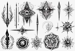 Needle tattoo idea